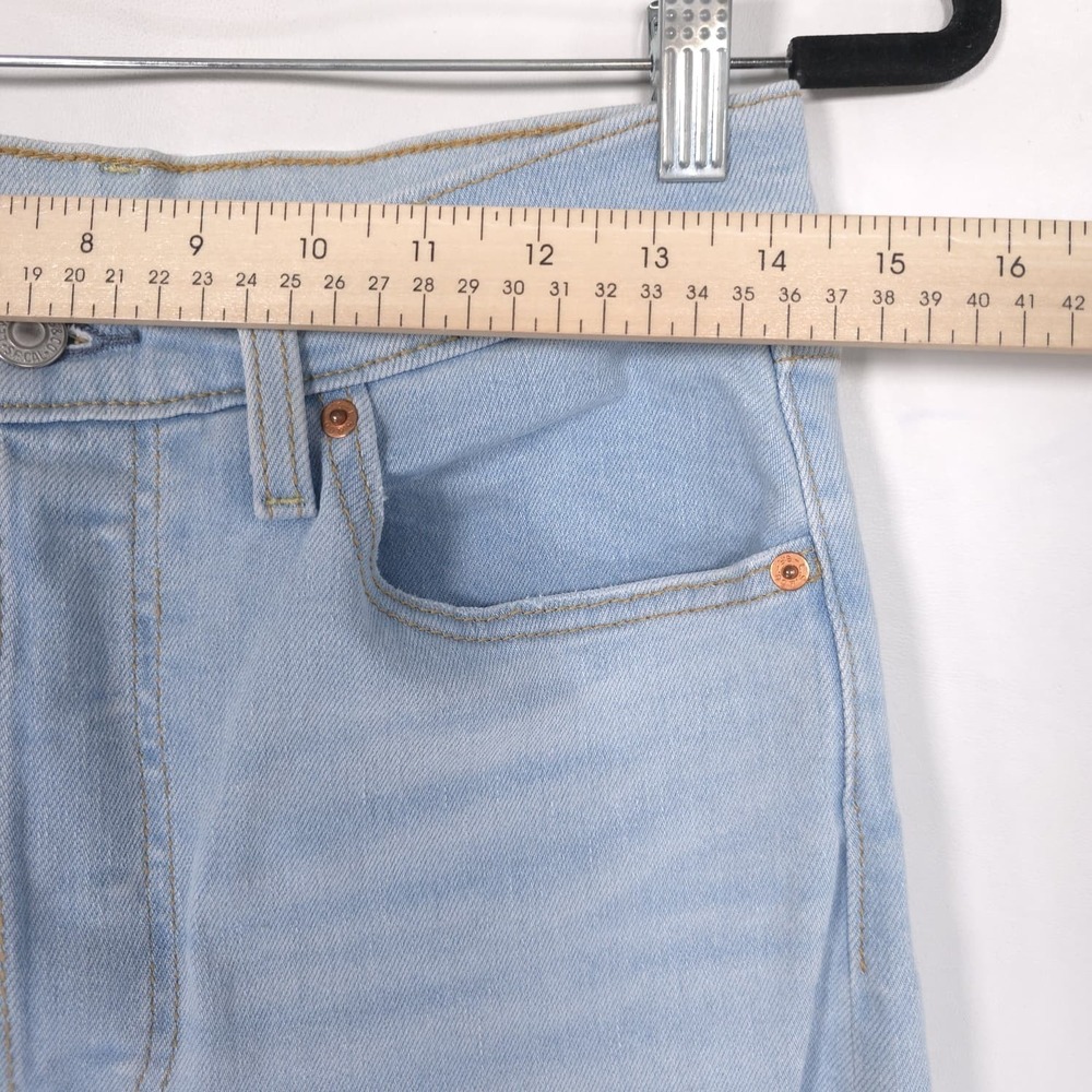 LEVIS Womens Jeans Ribcage Boot Flare 30 High Rise Stretch Blue Light 36934-0013 - Picture 6 of 15